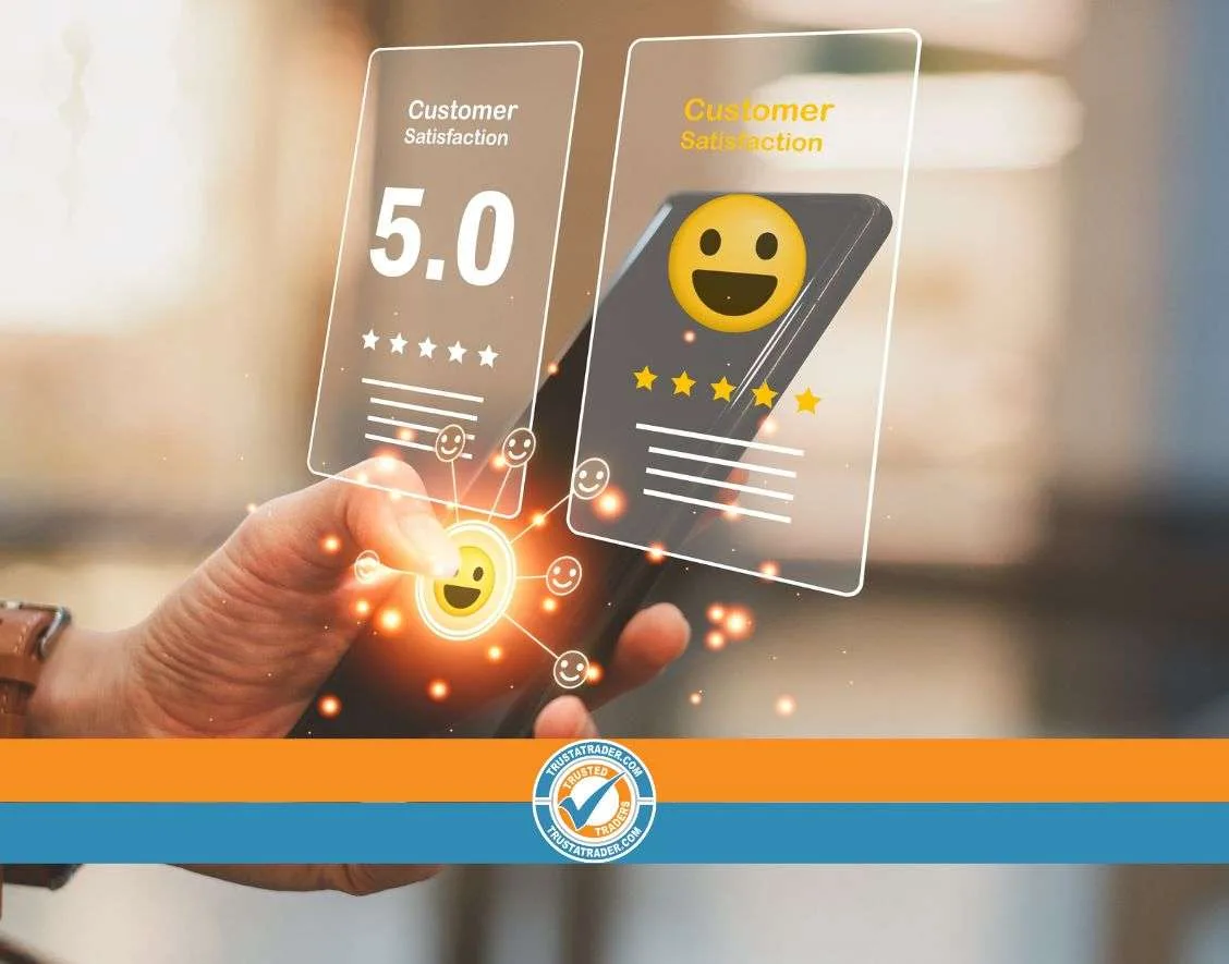 trustatrader-electrician-london-customer-reviews Customer leaving a 5-star review for a TrustATrader electrician in London – Fahri Electricians London Ltd