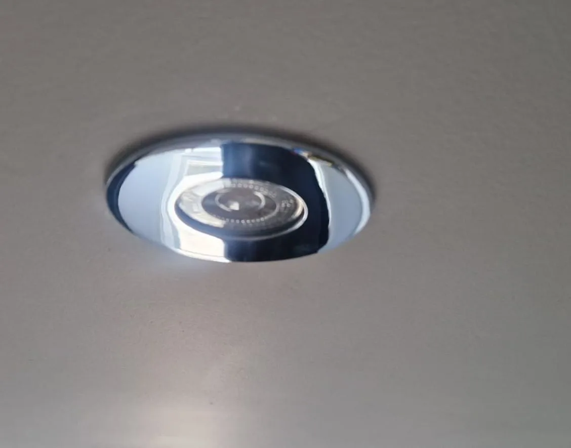 New LED downlights installed across bedroom ceiling in Catford