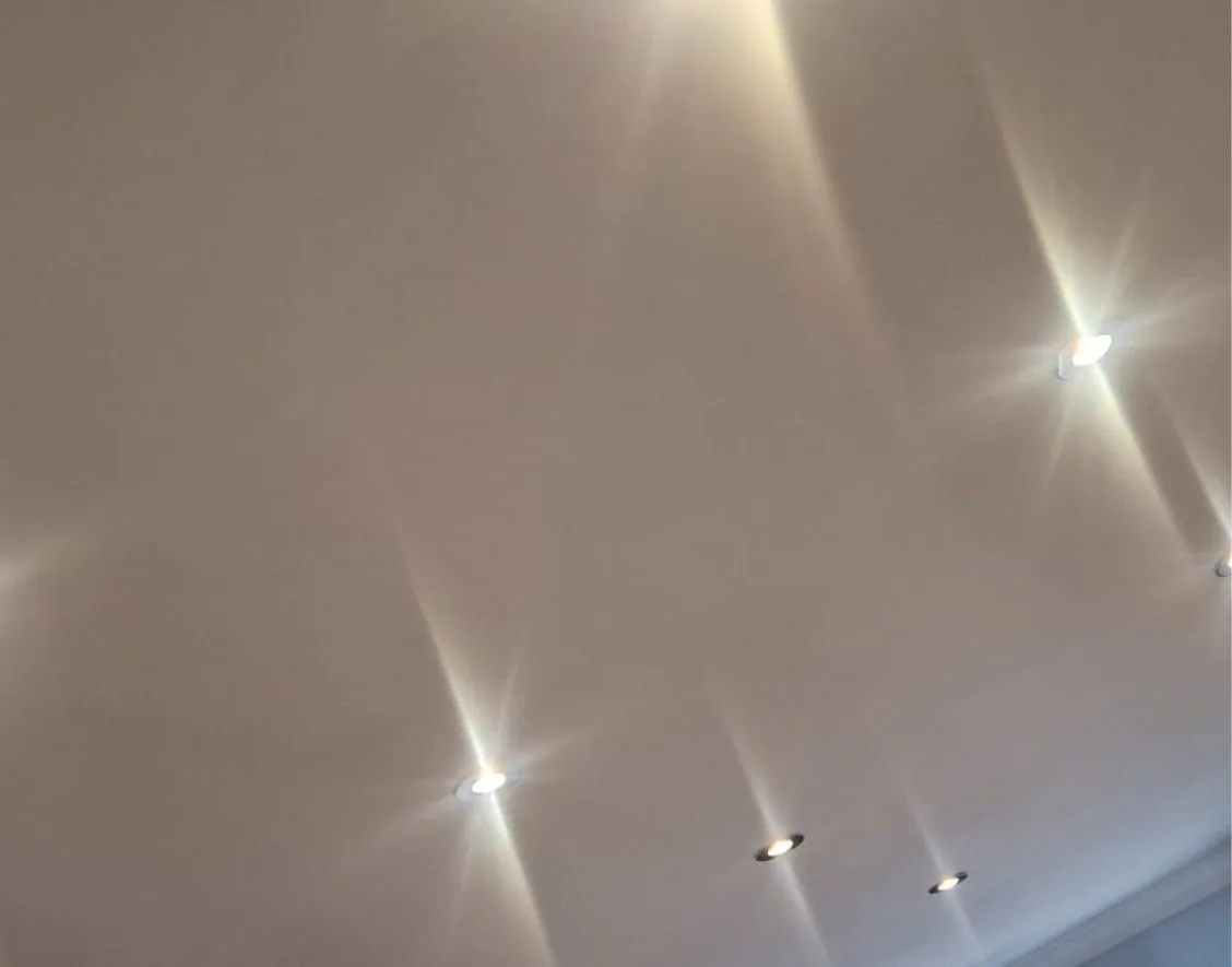 LED downlight close up after bedroom lighting repair in Catford SE6